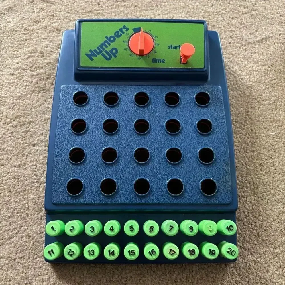 Vintage Numbers Up 1975 Count Down Against The Clock Game -Working-Complete-